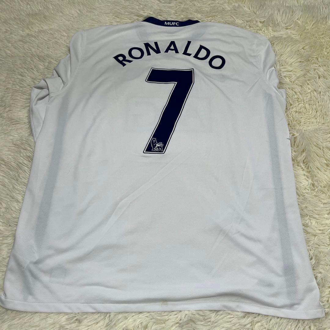 【美品】マンチェスターユナイテッド ユニフォーム 08/09 アウェイ クリロナ