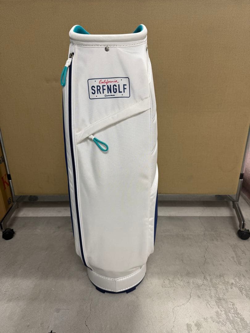 TAYLORMADE キャディバッグ ホワイト・ブルー・グリーン