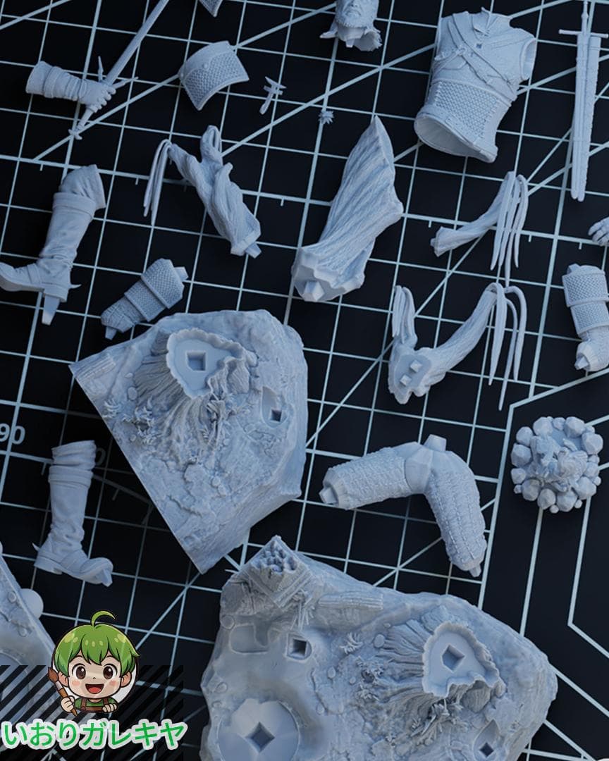 1/10　未塗装 未組立　フィギュア　ガレージキット　ゲラルト　ウィッチャー