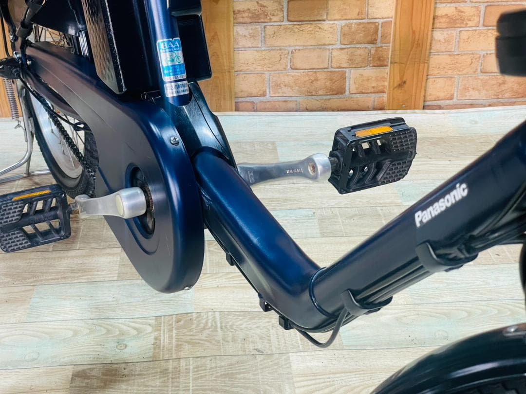 2018ネイビー 超大容量 パナソニック 子供乗せ電動アシスト自転車 H3328