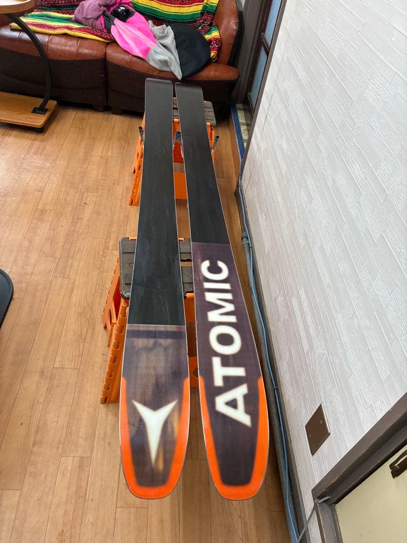 山スキー、ATOMIC バックランド102 G3ビンディング&ポモカシールセット