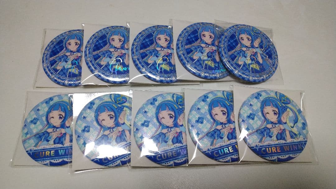 キミとアイドルプリキュア　キュアウインク　缶バッジセット