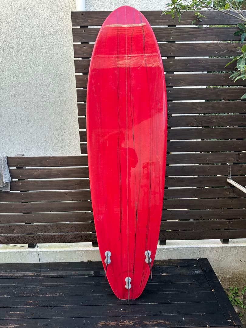 【送料込み】サーフボード ファンボード6'8 赤