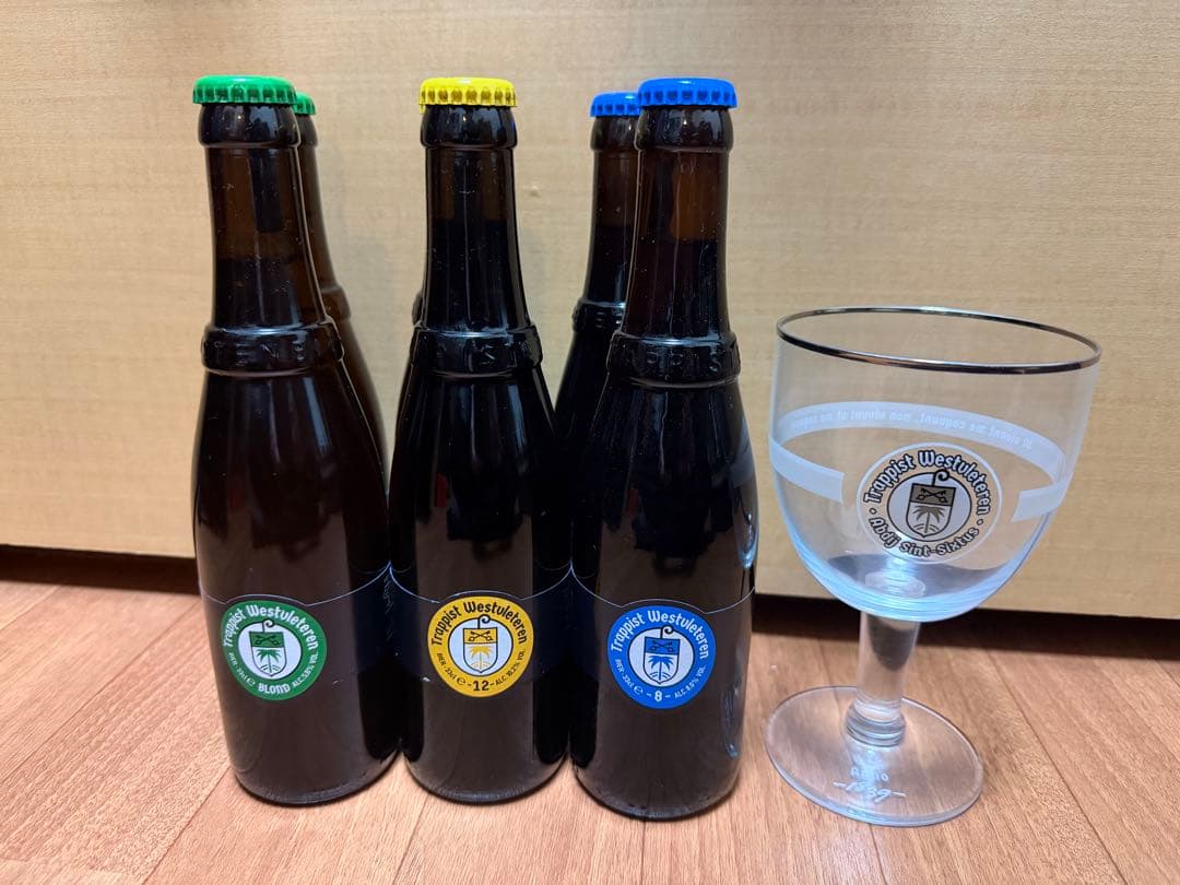 Westvleteren(ウェストフレテレン) 3種6本セット　純正グラス付き