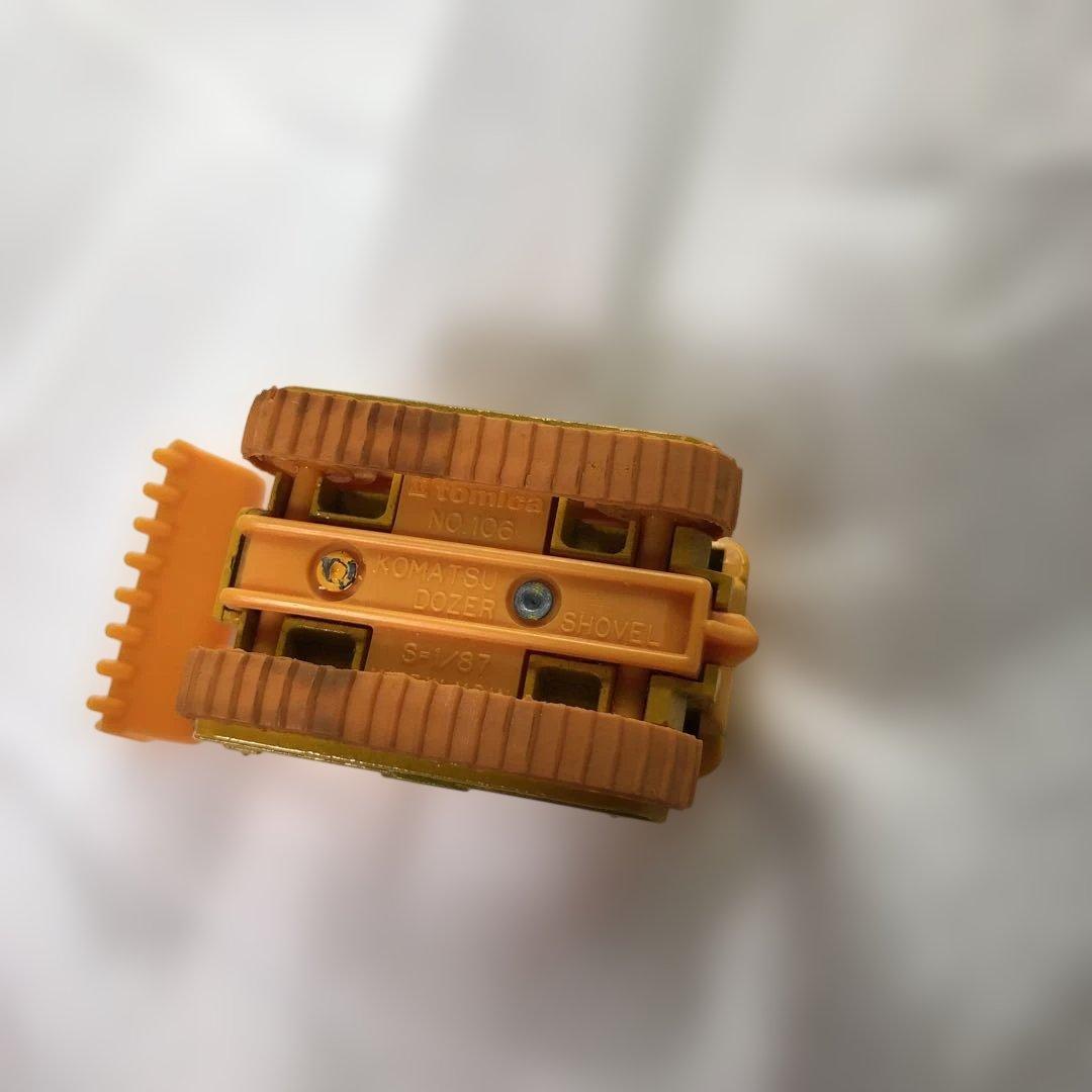 日本製　トミカ　ドーザショベル　D65S 黒箱　NO.106