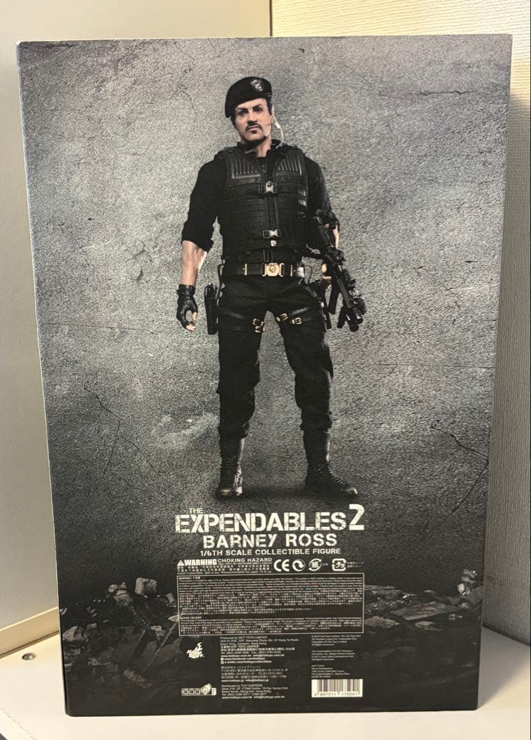 ホットトイズ/エクスペンダブルズ2/スタローン/フィギュア/バーニー・ロス/箱付