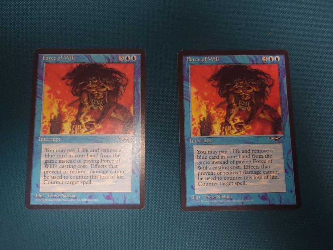 意志の力　Force of Will　２枚セット