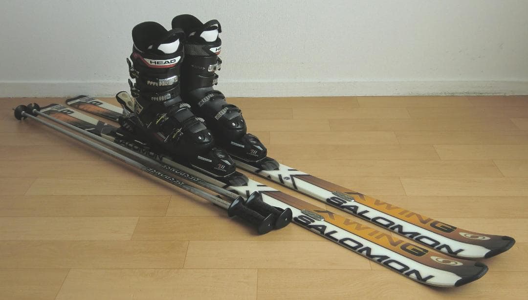 ■■送料無料■サロモン■メンズスキーセット■板166靴27-27.5■メンテ付■