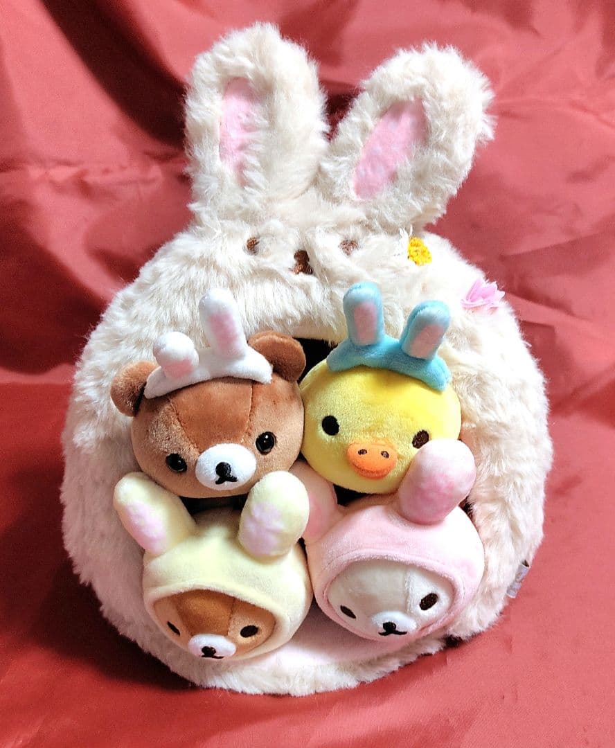 Loppi限定 リラックマ もちぺったん てのりぬいぐるみセット ローソン限定