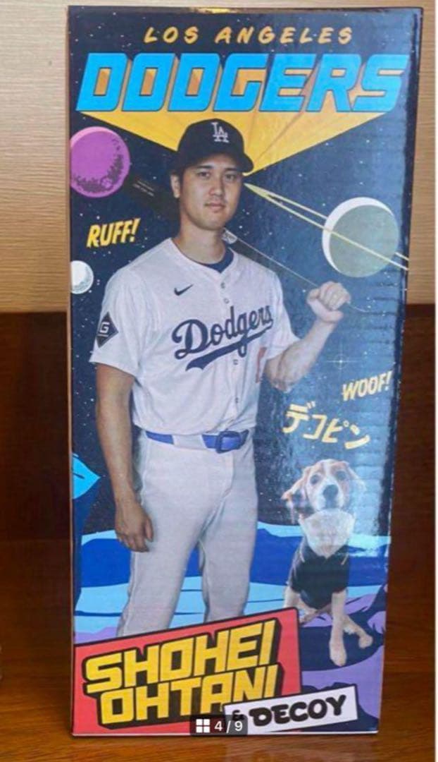 大谷翔平　デコピン　ゴールド　ボブルヘッド　ドジャース　来場者限定　新品