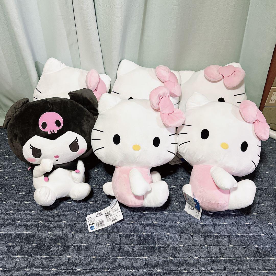 新品 タグあり サンリオ ハローキティ クロミ ぬいぐるみ 6体