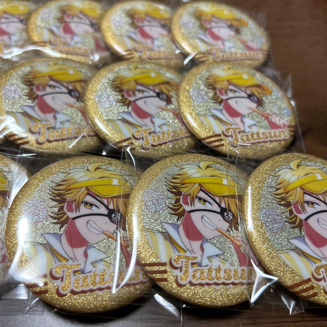 カラフルピーチ たっつん ダイナー缶バッジ ラメキラ缶バッジ