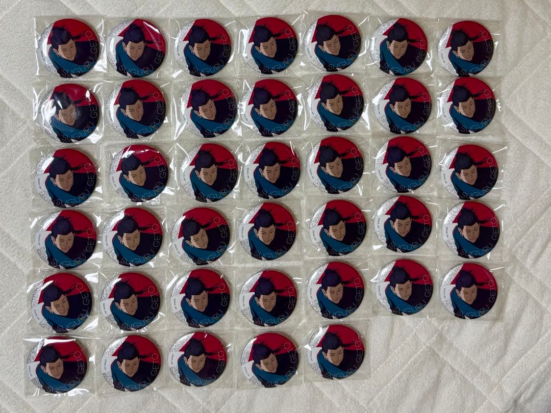 呪術廻戦 じゅじゅフェス 2024 トレーディ ンググリッター缶バッジ 夏油傑