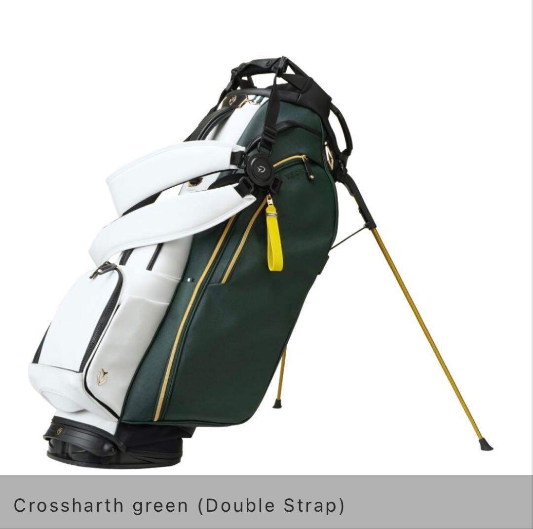 VESSEL キャディバック　マスターズカラー　CROSSHATCH GREEN