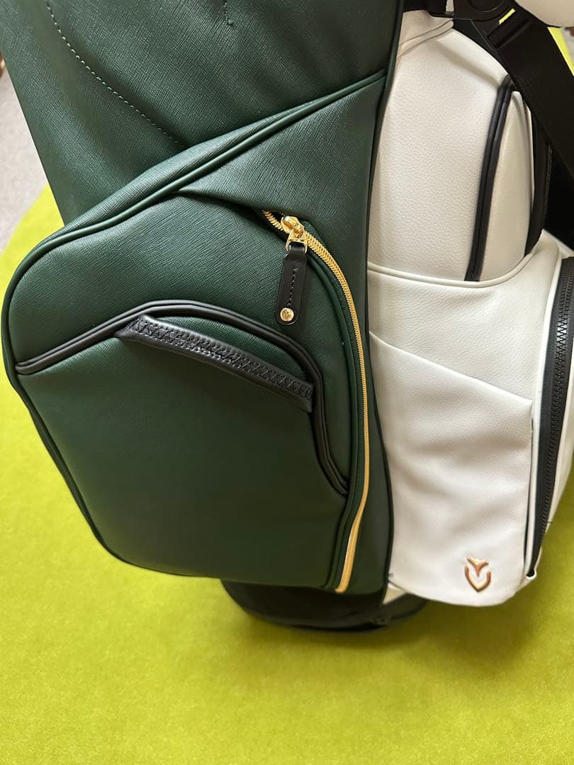 VESSEL キャディバック　マスターズカラー　CROSSHATCH GREEN
