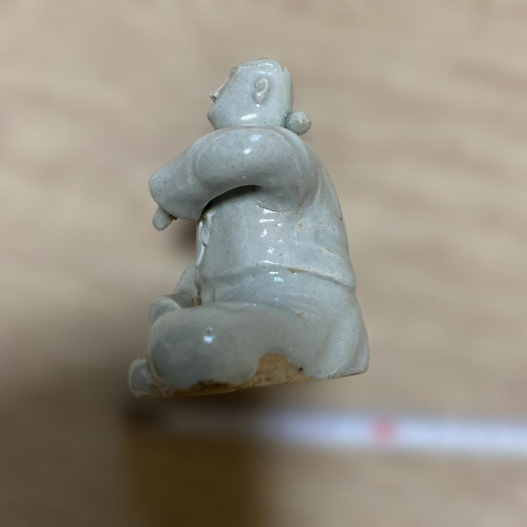 朝鮮　陶器　坐像