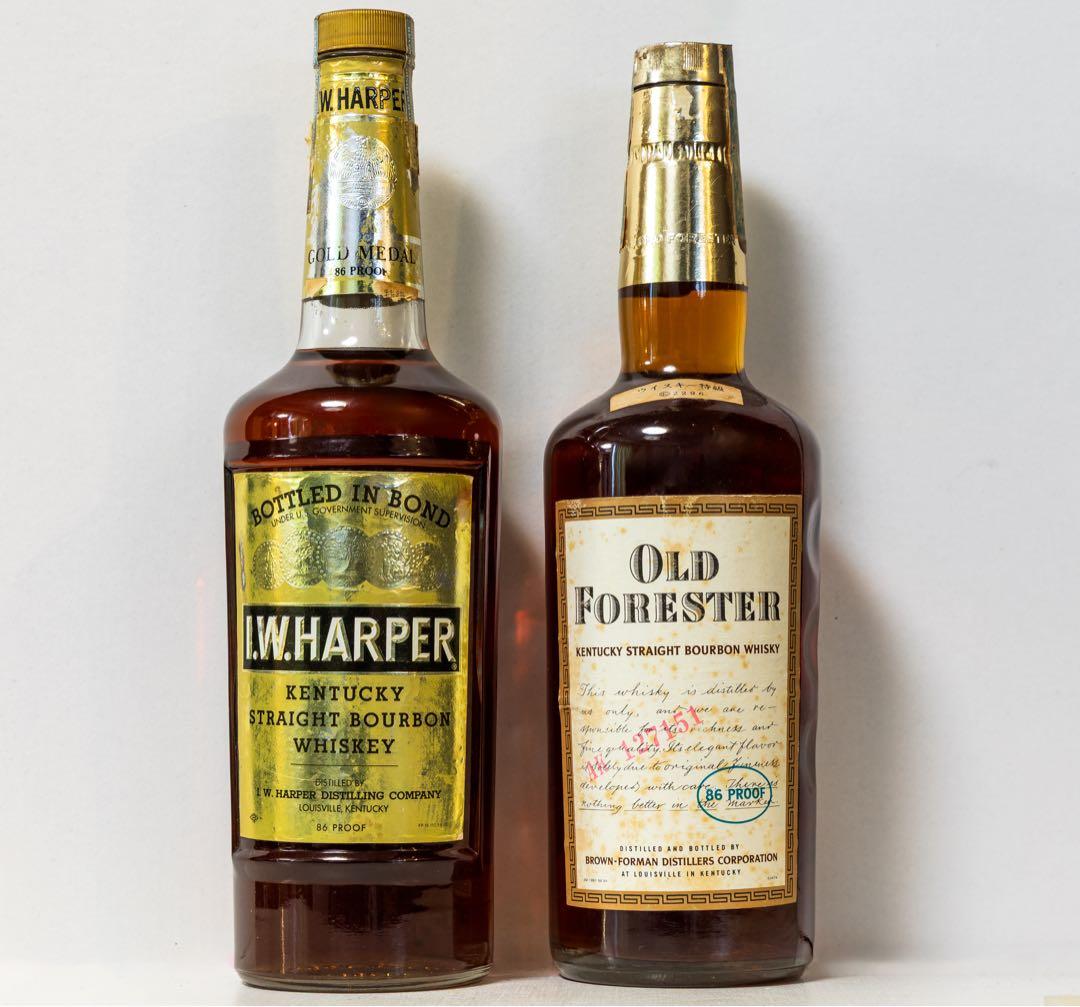 I.W. ハーパー & オールドフォレスター バーボンウイスキーセット