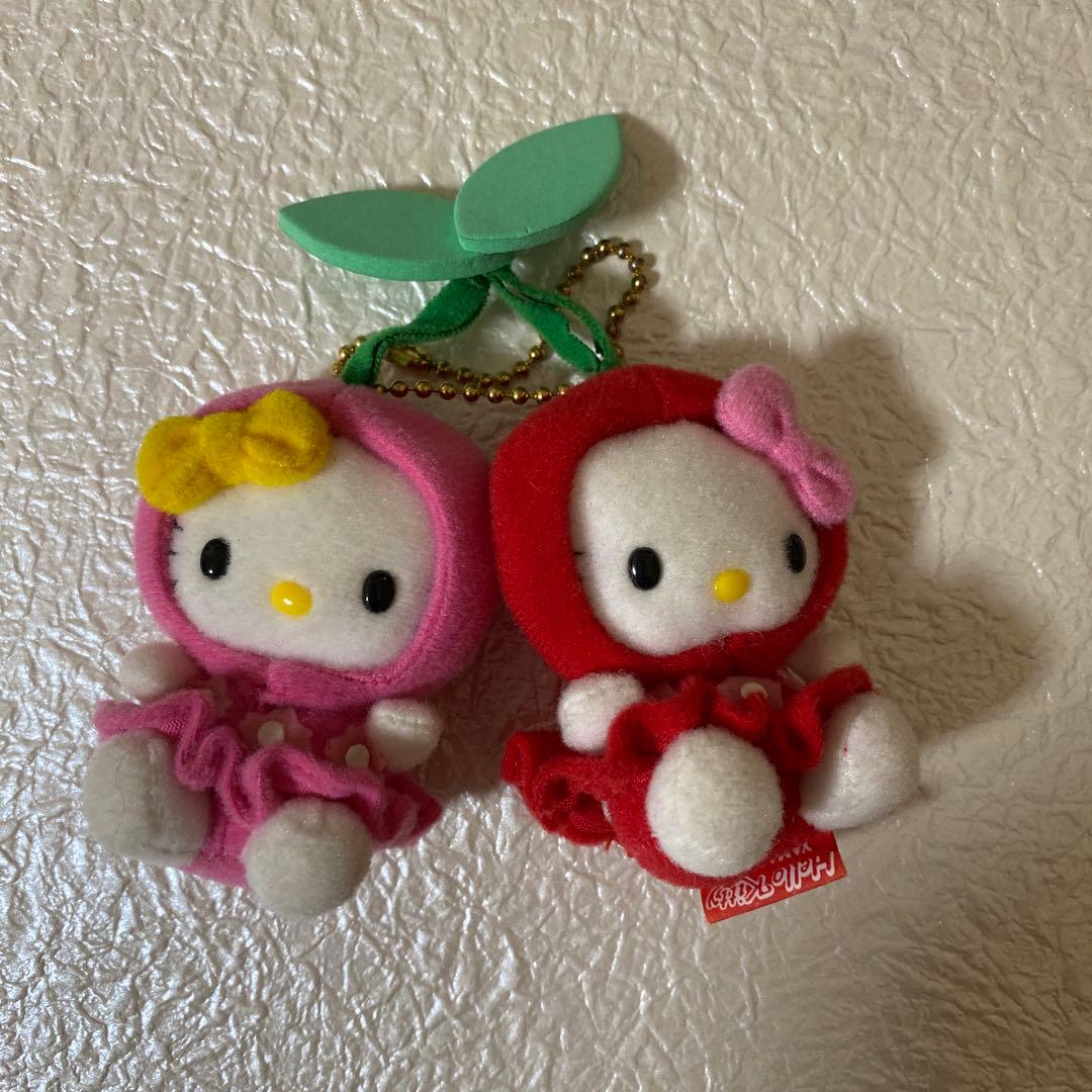 【山形限定】さくらんぼキティ　キーホルダー