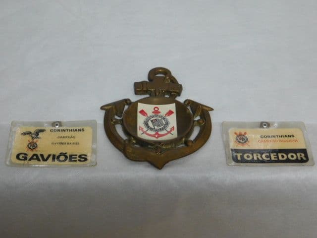 コリンチャンス 大応援旗３種類 ＆コリンチャンス灰皿＆コリンチャンスファン証２個