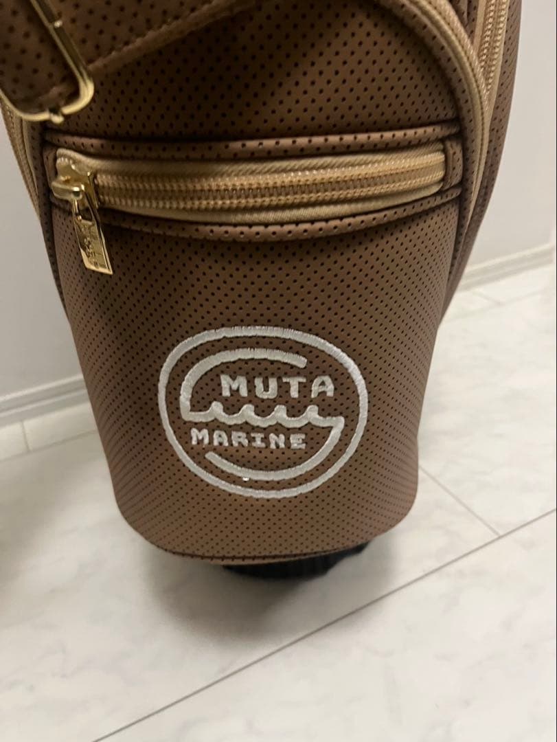 muta MARINE キャディバッグ ブラウン 新品未使用　ムータマリン