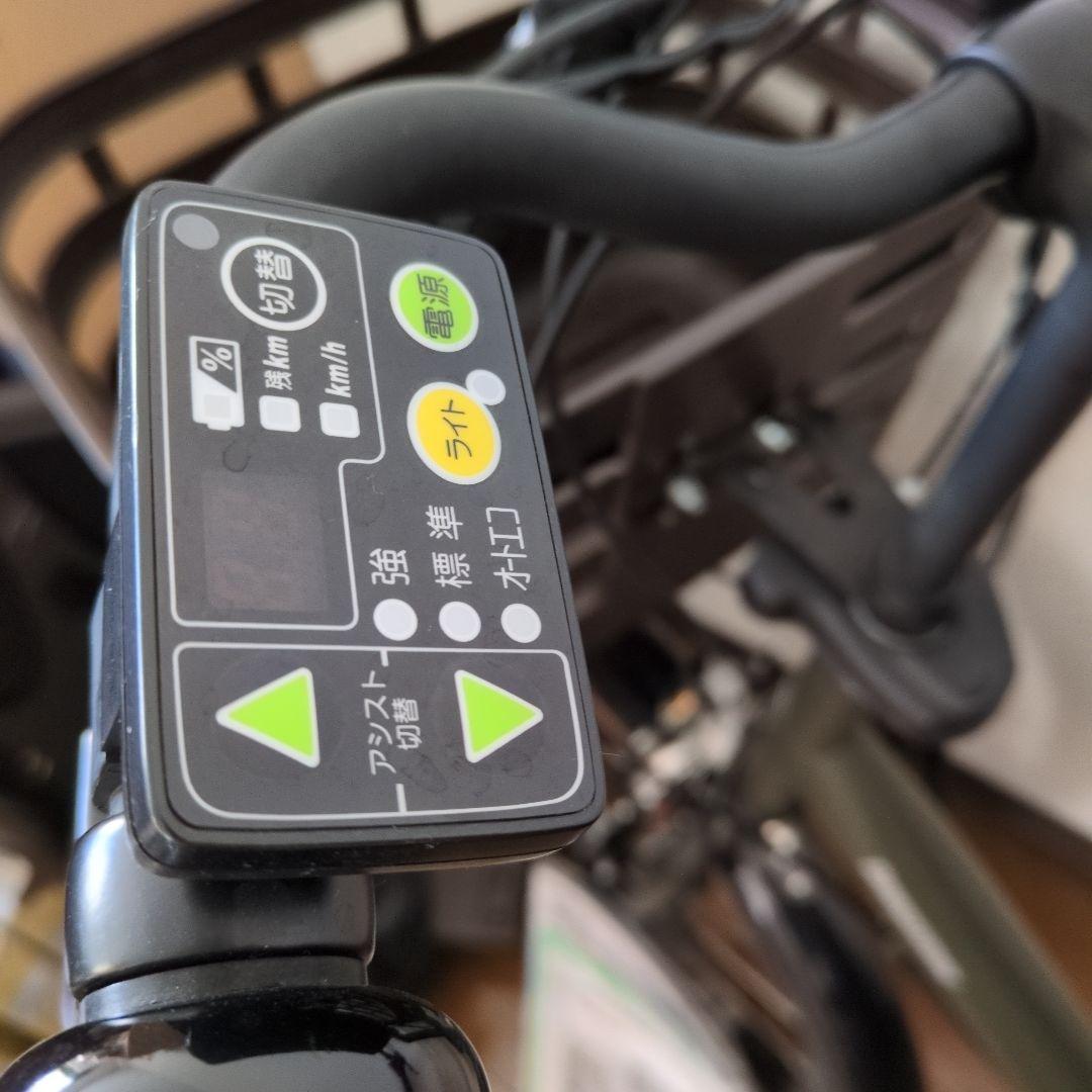 電動アシスト自転車チャイルドシート付きブリヂストンアシスタC STDマットカーキ