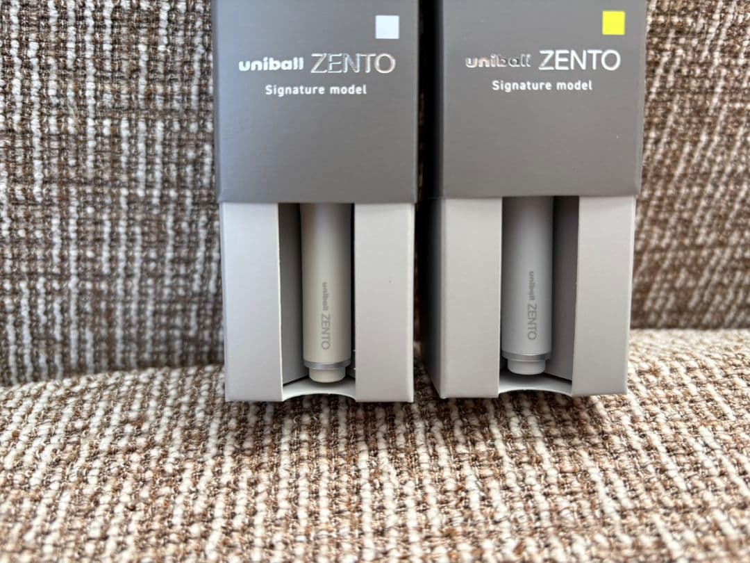 uni-ball ZENTO シグネチャーモデル 0.38mm・0.7mm　2本