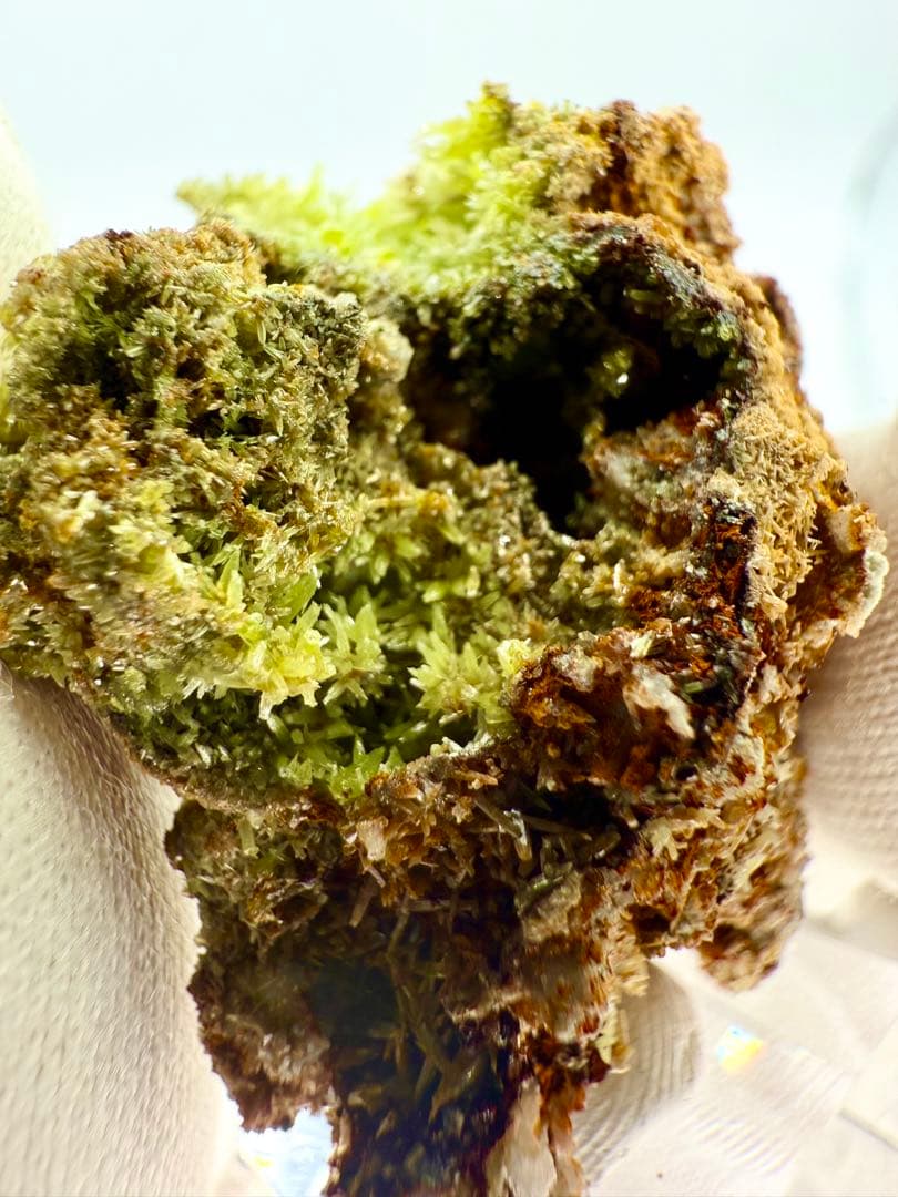 パイロモルファイト　緑鉛鉱　原石　鉱物標本　天然石　鉱石