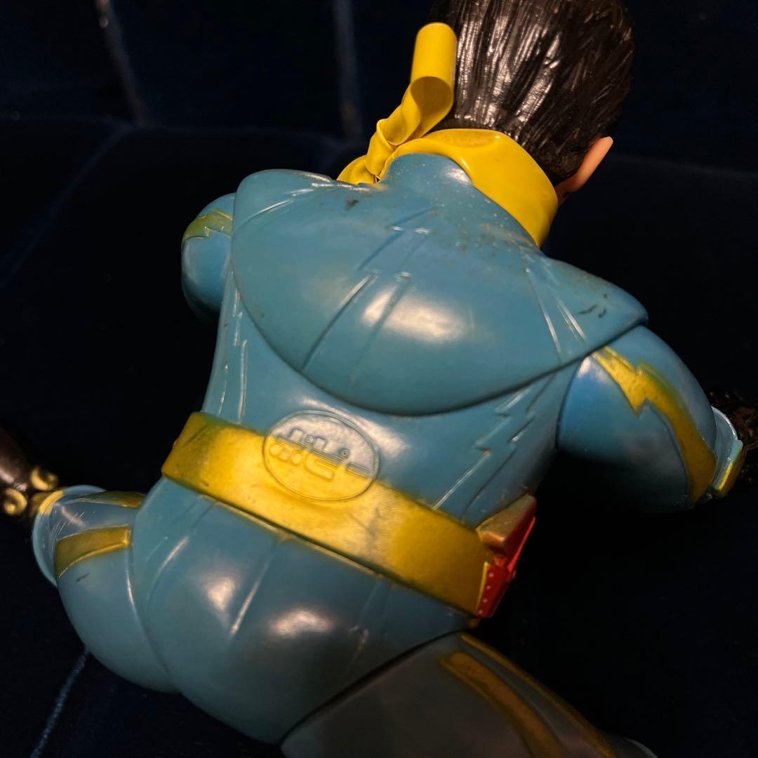 昭和レトロ ポピー イナズマン ソフビ 面無し 石森プロ 当時物 戦隊モノ