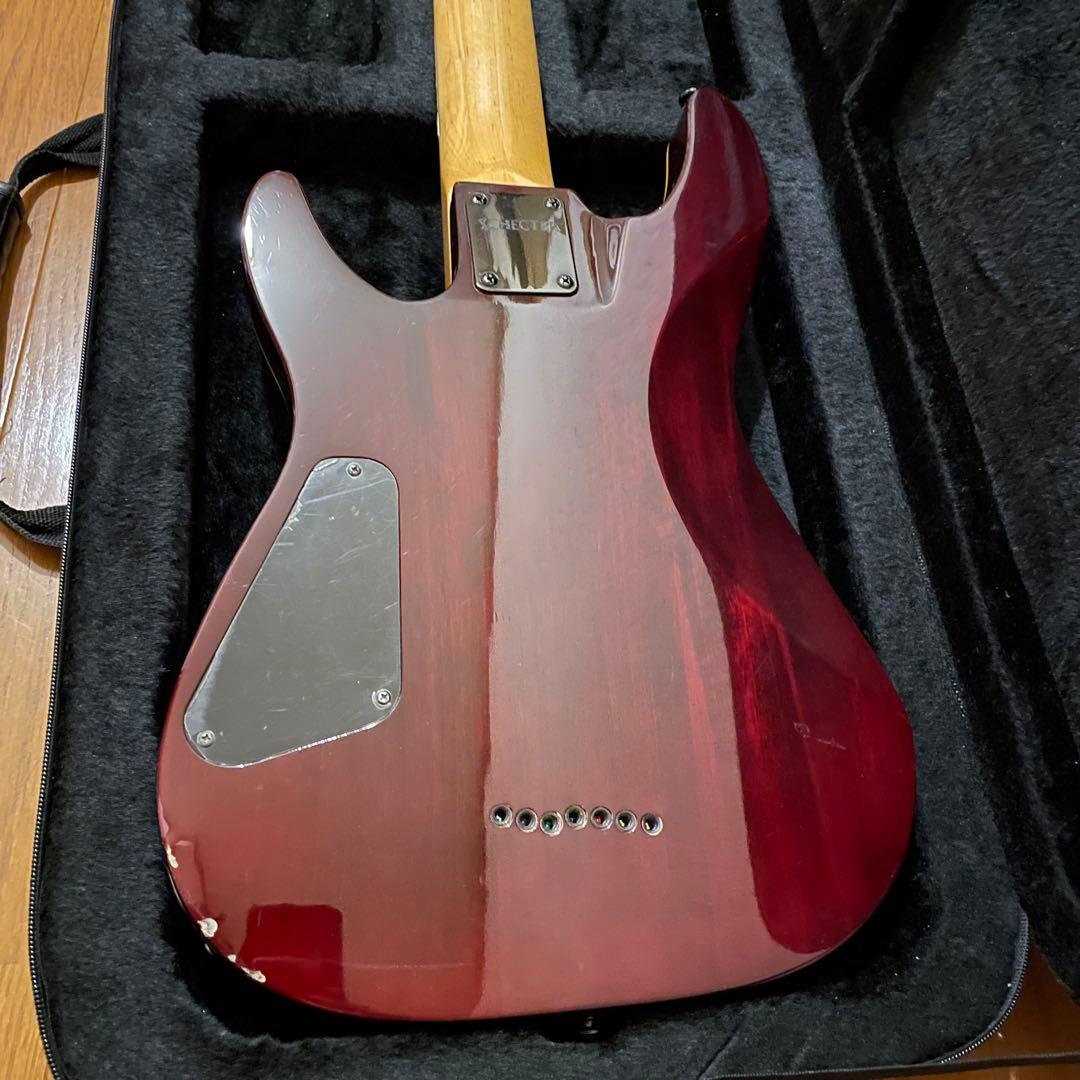 7弦ギター セミハードケース付 Schecter OMEN EXTREME-7