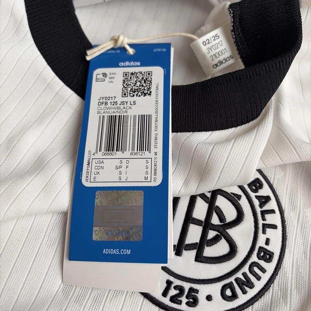 ドイツ代表ユニフォーム　125周年モデル　長袖　インポートSサイズ　紙タグ付
