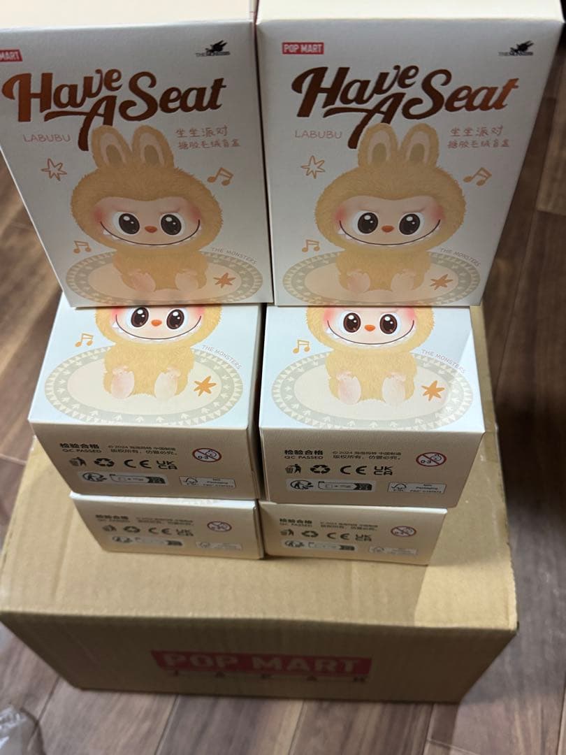 POPMART LABUBU THE MONSTERS ぬいぐるみ　6箱セット