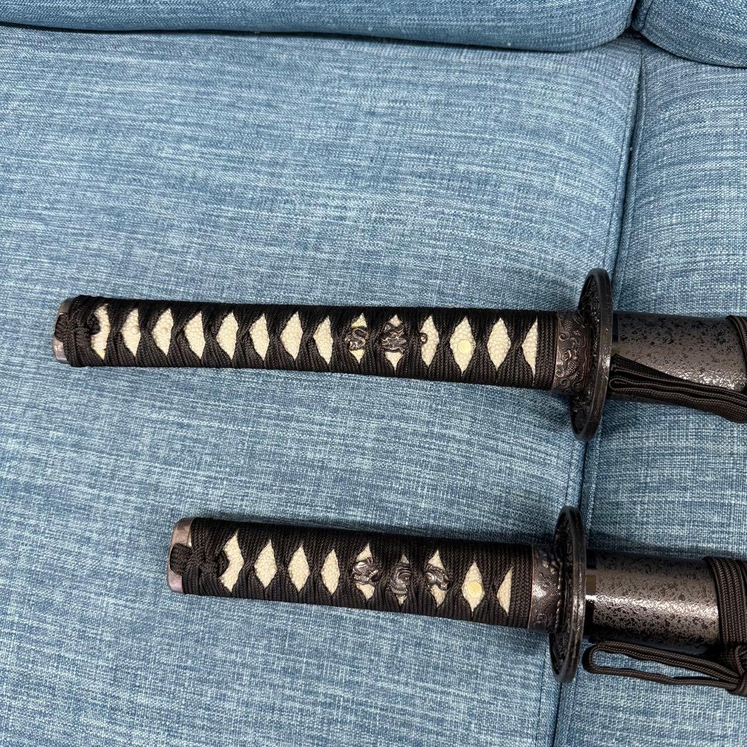 日本刀 ★鞘付き模造刀 大小2本セット 観賞用