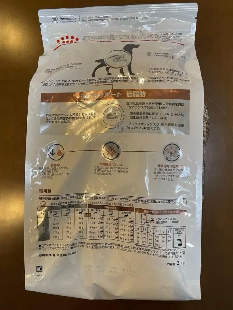  CANIN 消化器サポート 低脂肪 ３kg