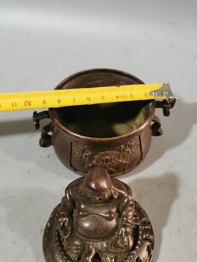 弥勒仏の両耳 香炉 装飾品 工芸品美術品 置物
