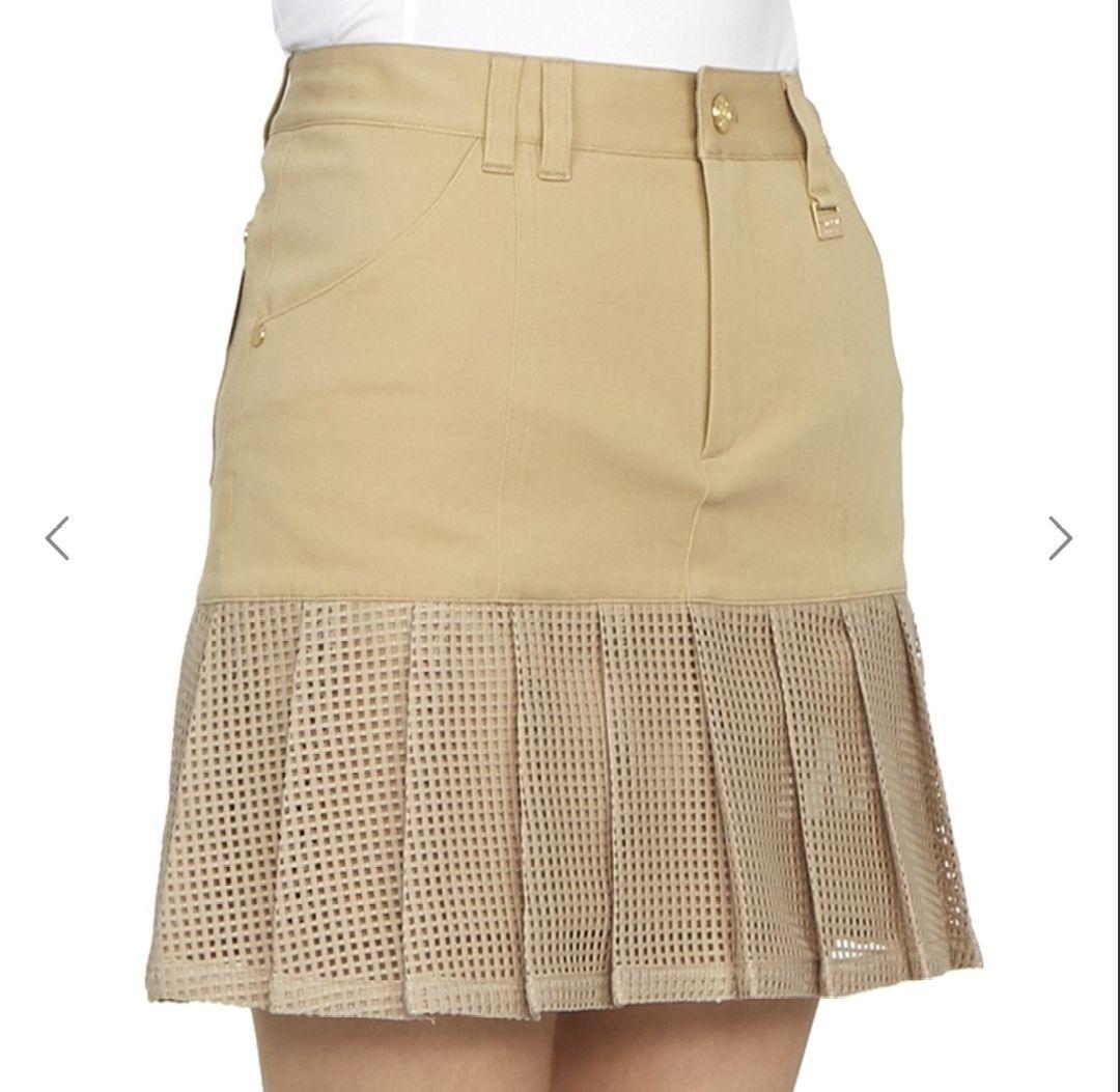 再再再値下げ美品 マークアンドロナ　スカート36 定価40700円 ベージュ