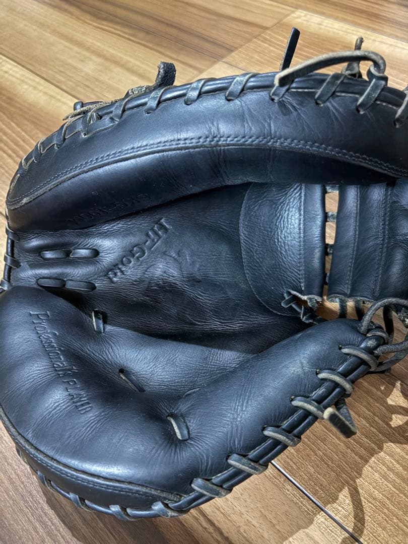 硬式用キャッチャーミット　ハイゴールド