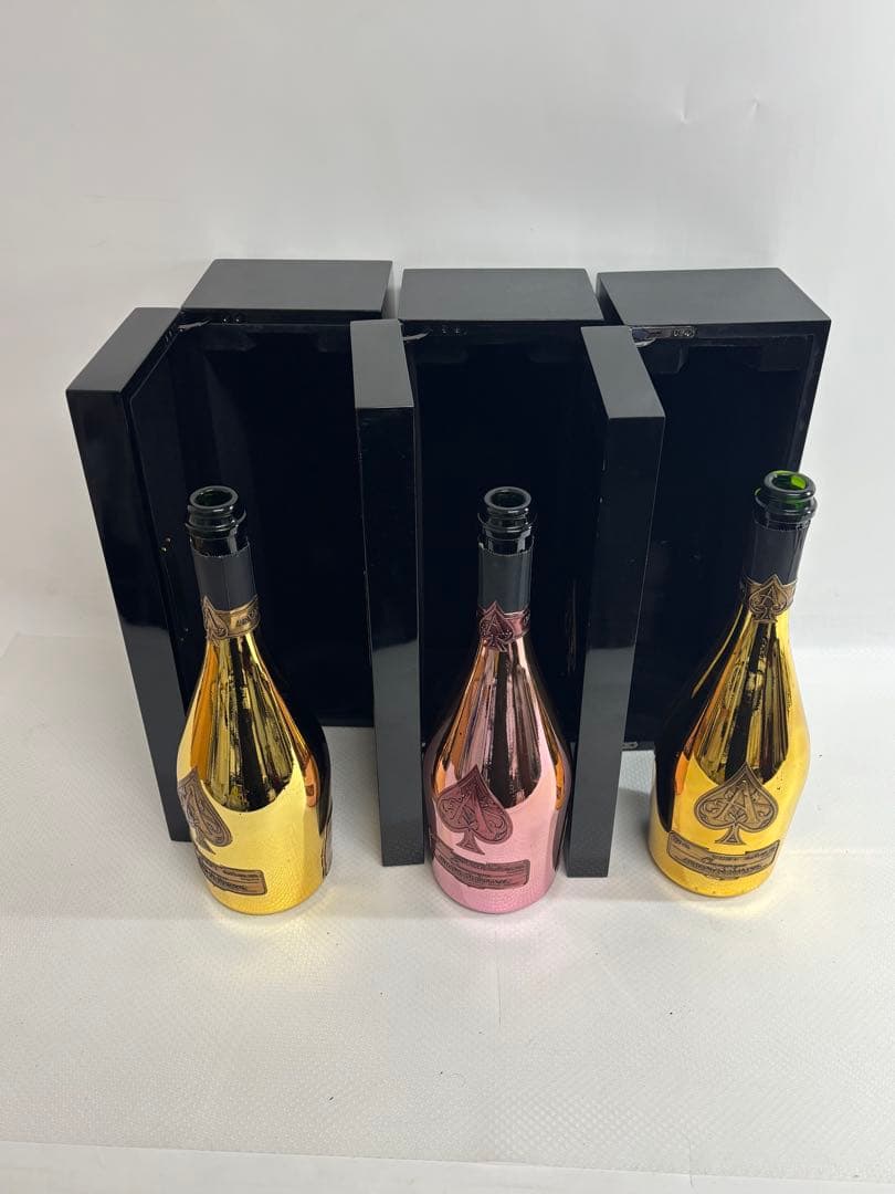 Armand de Brignac ANGELシャンパン 空瓶　化粧箱6セット