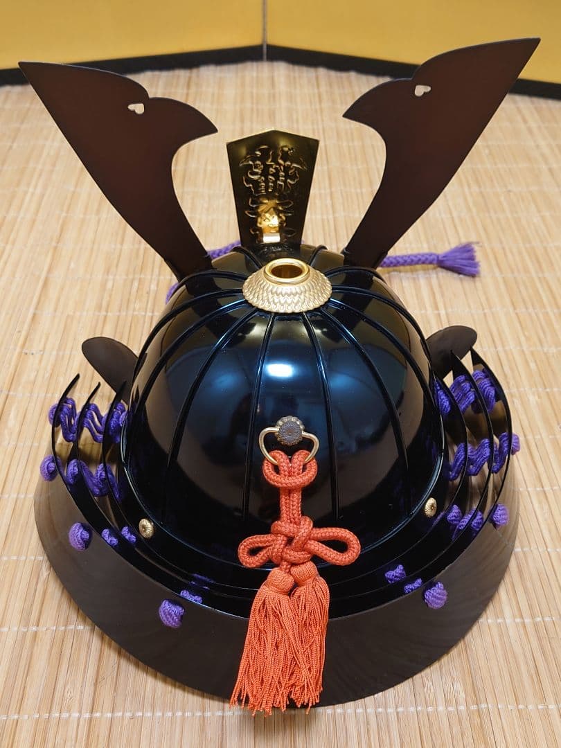 ★全国送料無料☆紫糸威雲龍二枚胴具足☆等身大鎧一領☆甲冑★