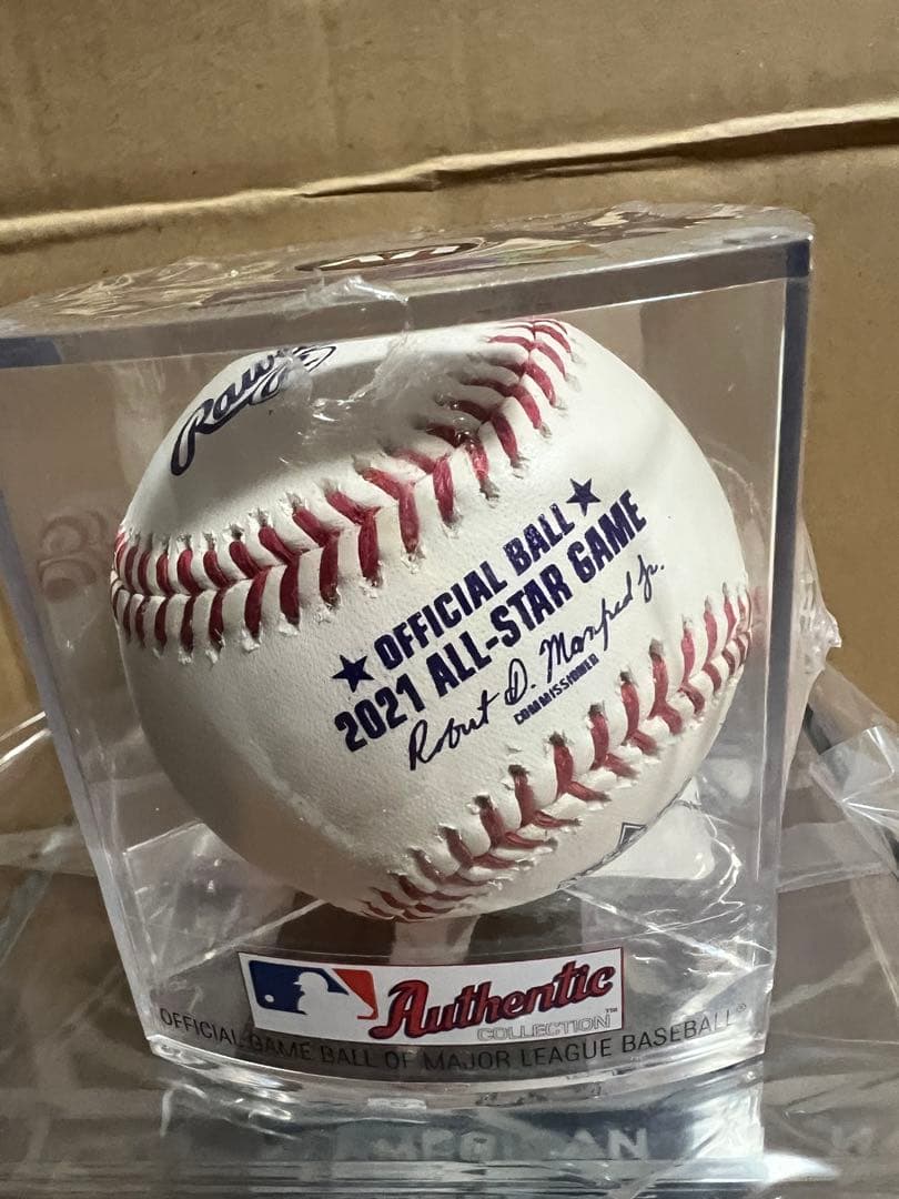 大谷翔平　2021 オールスターゲーム　公式ボール　ディスプレイケースセット