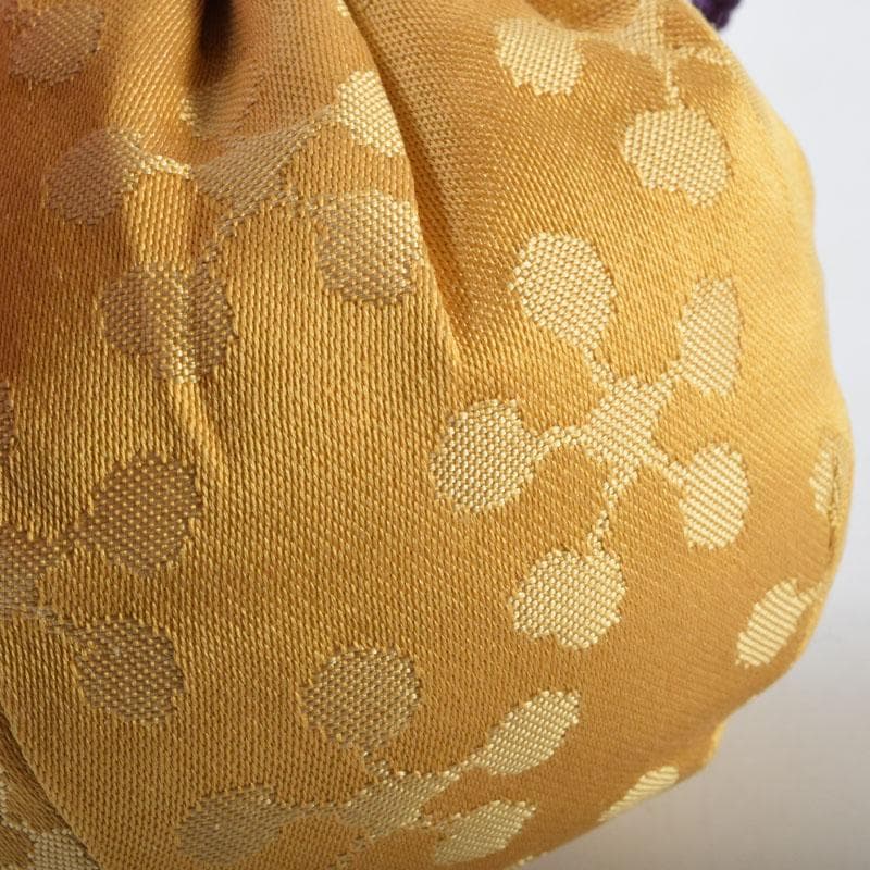 茶道具　松本鉄山作　大名物写　国司茄子茶入　仕覆付　共箱　V　9199