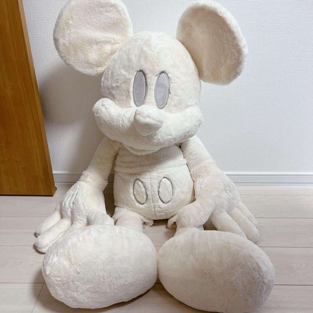 コストコ　100㎝　ホワイトミッキーマウス ぬいぐるみ　ディズニー　BIG