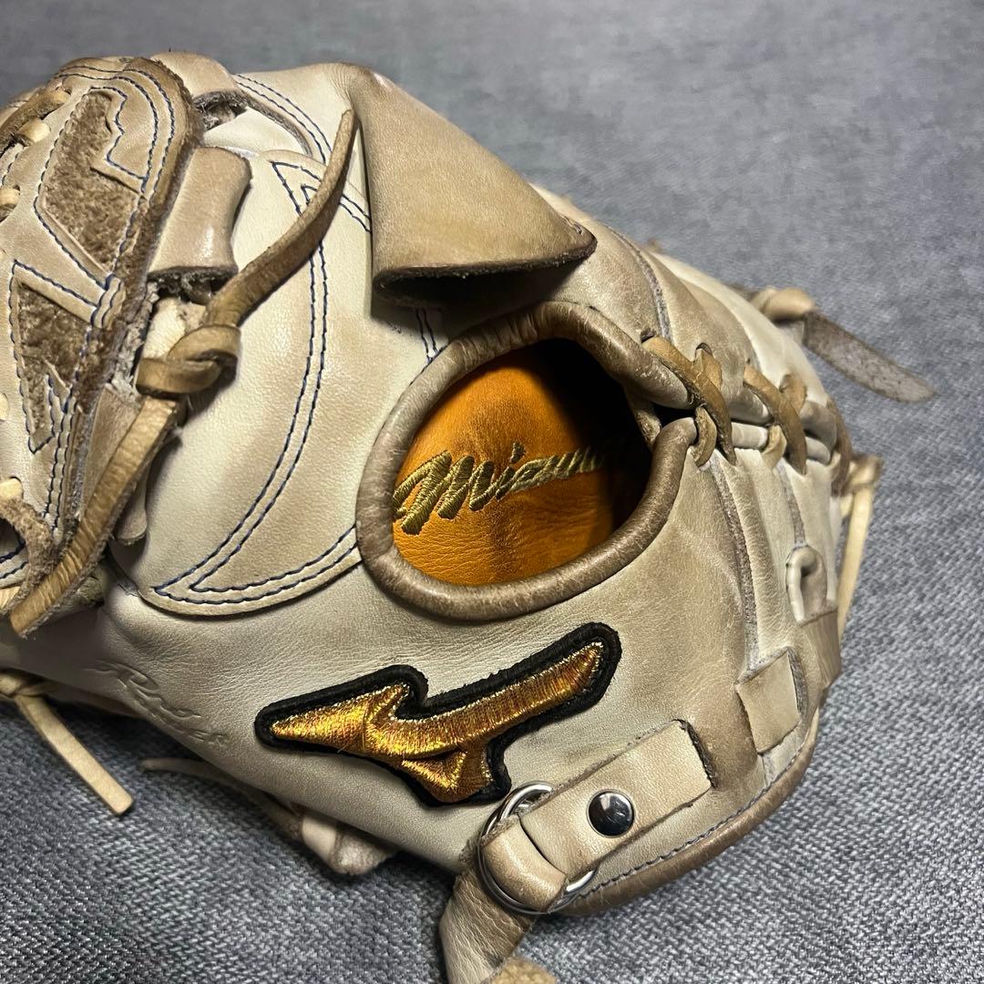 ミズノプロ オーダー グローブ 硬式 左 投手用 コネクトバック キャメル