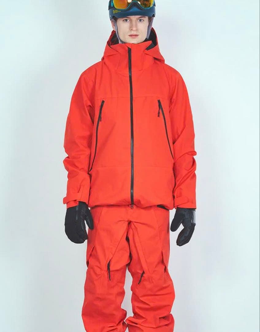 43degrees オレンジ スノーボードウェア M-L