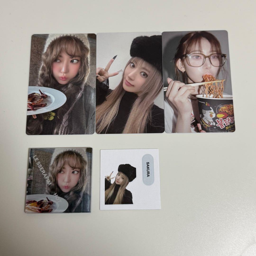 LE SSERAFIM ルセラ HOT weverse特典 トレカ サクラ 咲良