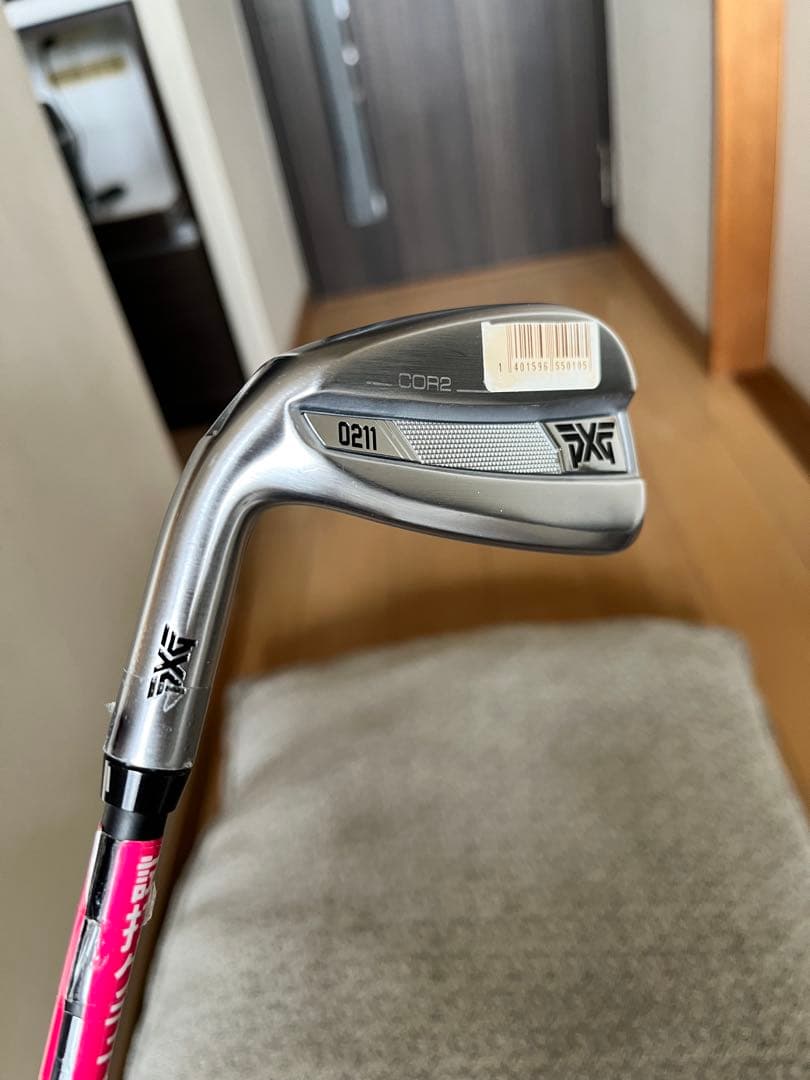 レフティ!美品試打用PXG 0211 COR2 7番アイアン単品 カーボン70R