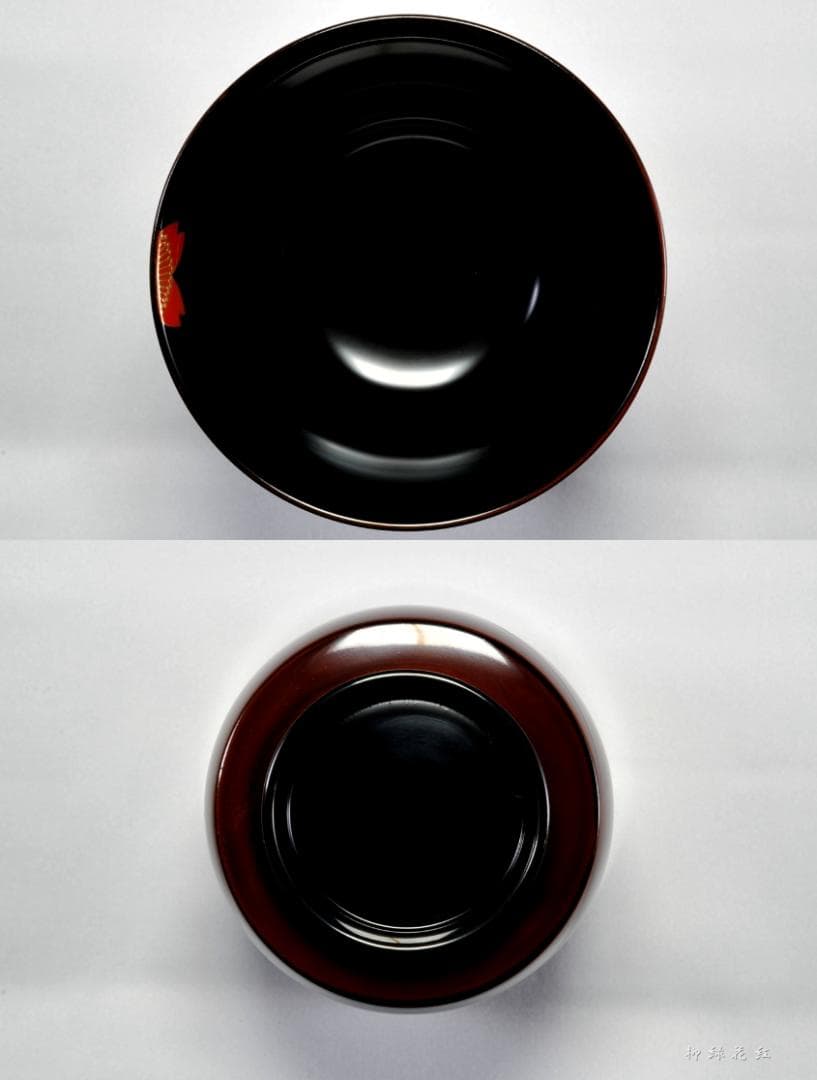 【Lemon】祥明 輪島塗 春秋蒔絵 箸洗 五 共箱 箱瀬淳一