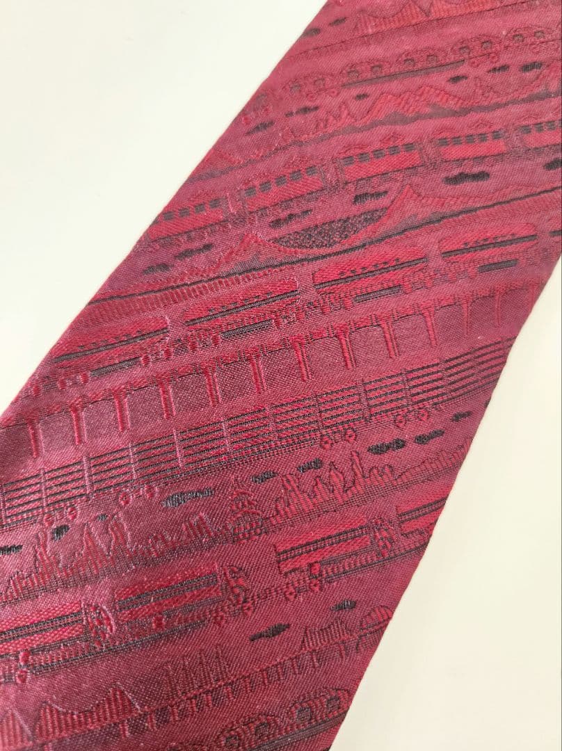 日本貨物鉄道 JR 記念ネクタイ ボルドー