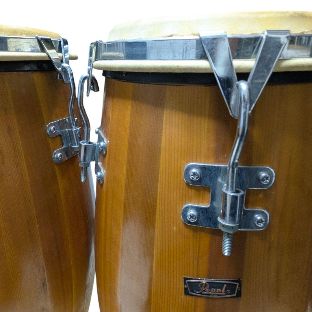 Pearl パール コンガ キント パーカッション 11.5と10インチ ウッド