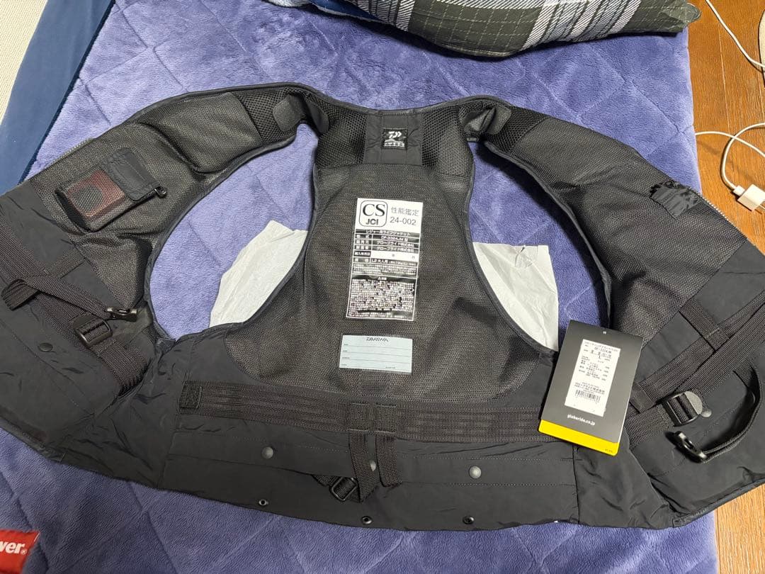 Daiwa CS-1000 ライフジャケット Lサイズ レッド/ブラック