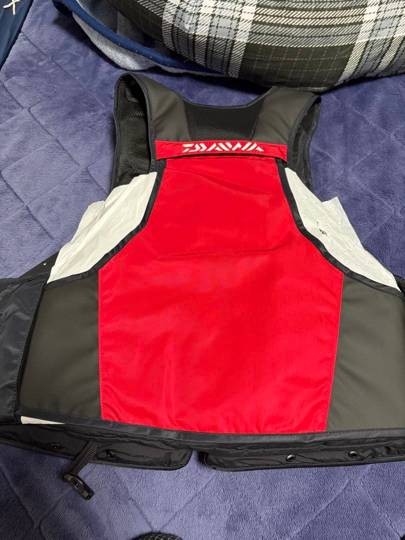Daiwa CS-1000 ライフジャケット Lサイズ レッド/ブラック
